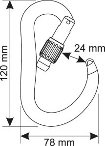 C.A.M.P. Karabiner Atom Lock, HMS